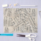 vel muziekpapier Collage Tissuepapier (Craft)