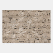  vel muziekpapier met cadeautjes (Voorkant 2)