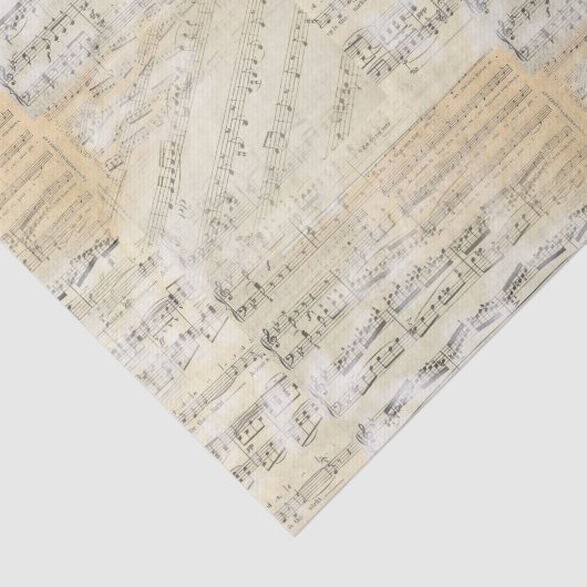 vel muziekpapier tissuepapier (Detail)