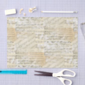 vel muziekpapier tissuepapier (Craft)