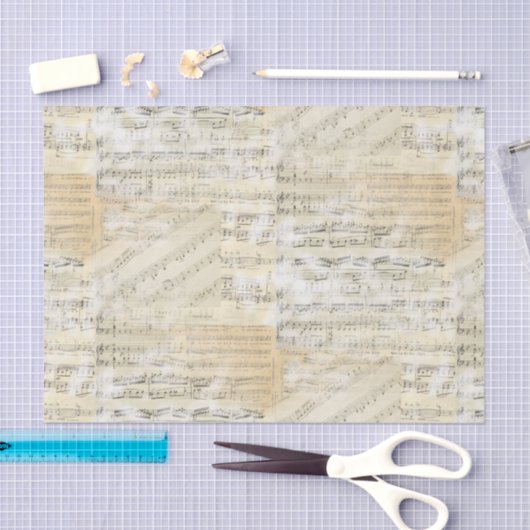  vel muziekpapier tissuepapier (Craft)