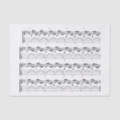 vel muziekpapier tissuepapier (Voorkant)