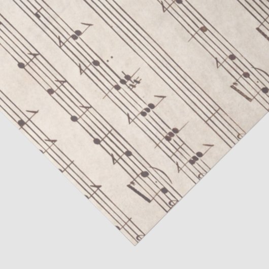  vel muziekpapier voor ontkoppeling tissuepapier (Detail)