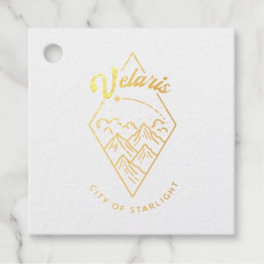 Velaris Cadeau / Bruiloft / Feest  Bedankjes Labels (Voorkant)