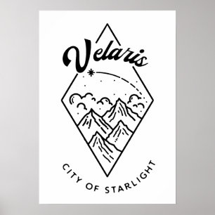 Velaris geïnspireerd door ACOTAR Poster