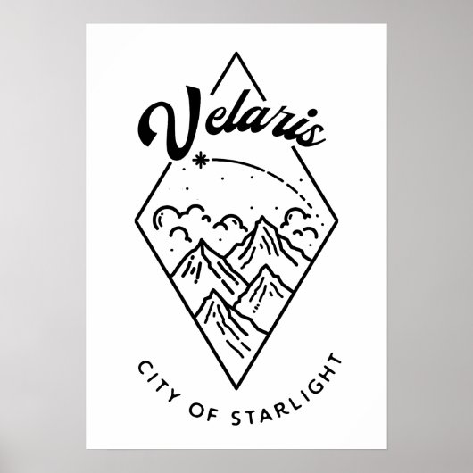 Velaris geïnspireerd door ACOTAR Poster (Voorkant)