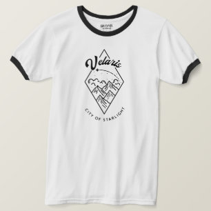 Velaris Vintage Oversized Ringer T-shirt
