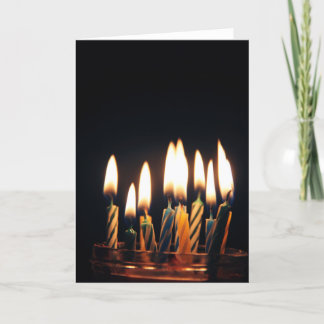 Velas para cumpleaños kaart