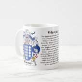 Velasquez, de oorsprong, de betekenis en de rest koffiemok (Voorkant links)