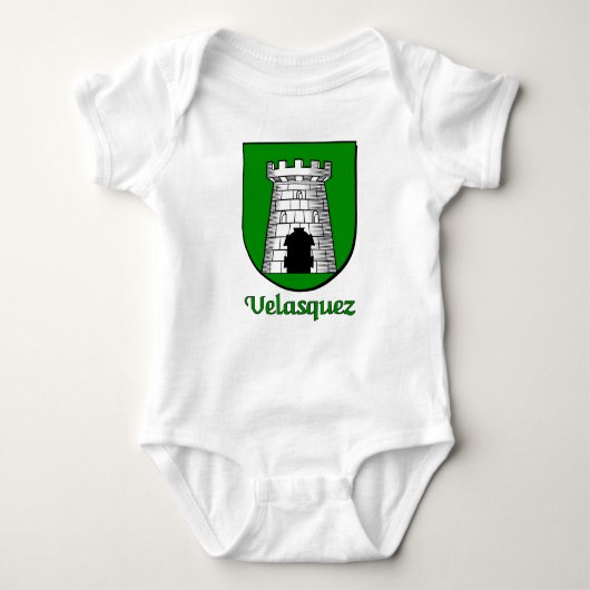 Velasquez Family Shield Romper (Voorkant)