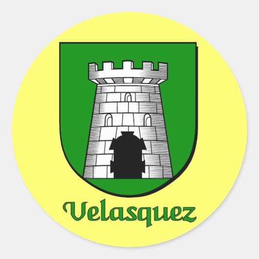 Velasquez Family Shield Stickers (Voorkant)