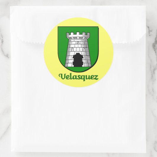 Velasquez Family Shield Stickers (Tas)