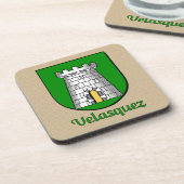 Velasquez Heraldic Shield Onderzetter (Linkerzijde)