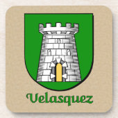 Velasquez Heraldic Shield Onderzetter (Voorkant)