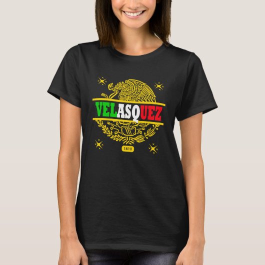VELASQUEZ MEXICO GOLD T-SHIRT (Voorkant)