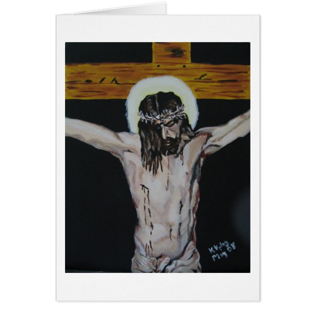 Velazquez Crucifixion-studiekaart (Voorkant)