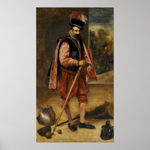 Velázquez - de jester noemde "Juan of Austria" Poster