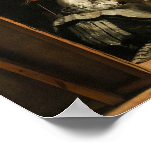 Velázquez - De meisjes 1656 Poster (Hoek)