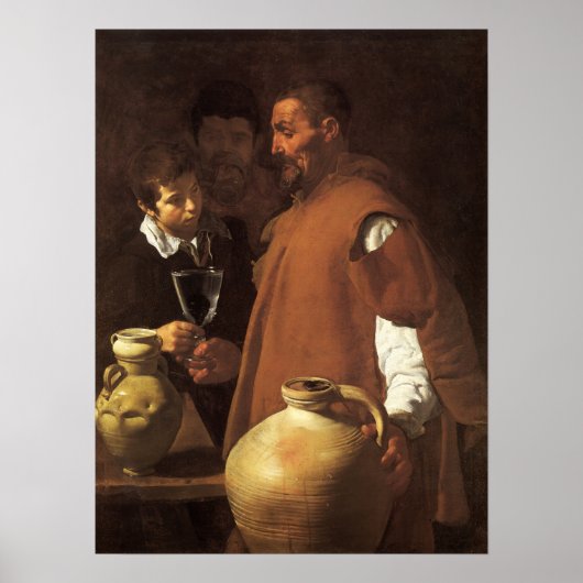 Velázquez - De Waterman Van Sevilla 1623 Poster (Voorkant)
