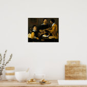 Velázquez - Drie Musici 1616 Poster (Keuken)