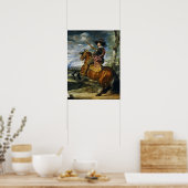 Velázquez - Equestrian Gaspar De Guzmán Olivares Poster (Keuken)