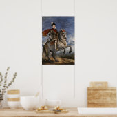 Velázquez - Equestrian Philip III 1631 Poster (Keuken)