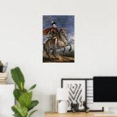 Velázquez - Equestrian Philip III 1631 Poster (Thuiskantoor)