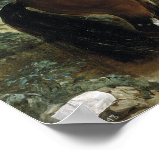 Velázquez - Equestrian Philip IV 1631 Poster (Hoek)