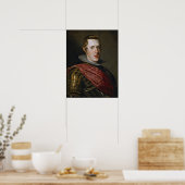 Velázquez - Filips IV 1626 Poster (Keuken)