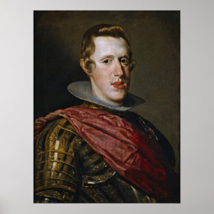 Velázquez - Filips IV 1626 Poster
