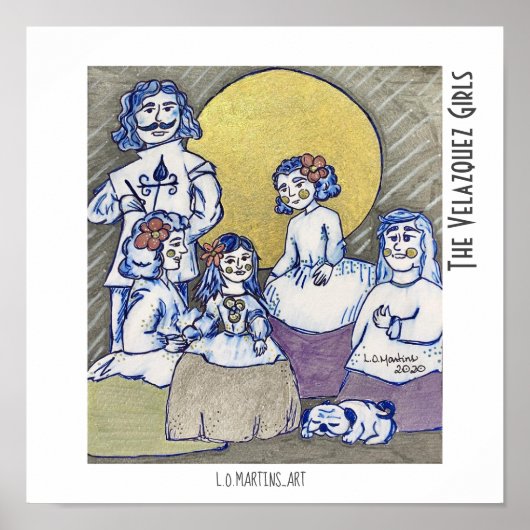 Velazquez Girls print (Voorkant)