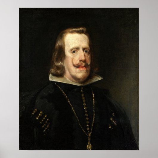 Velázquez - koning van Spanje Poster (Voorkant)