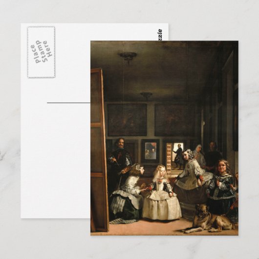 VELAZQUEZ - Las Meninas 1656 Briefkaart (Voorkant / Achterkant)