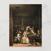 VELAZQUEZ - Las Meninas 1656 Briefkaart (Voorkant)