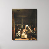 VELAZQUEZ - Las Meninas 1656 Canvas Afdruk (Voorkant)