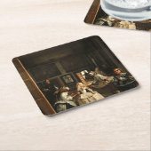 VELAZQUEZ - Las Meninas 1656 Kartonnen Onderzetters (Schuin)