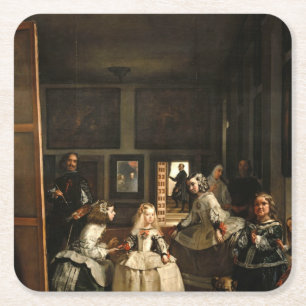 VELAZQUEZ - Las Meninas 1656 Kartonnen Onderzetters