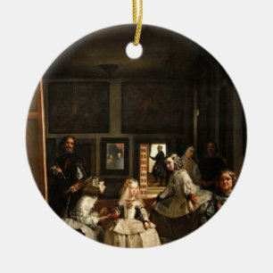 VELAZQUEZ - Las Meninas 1656 Keramisch Ornament