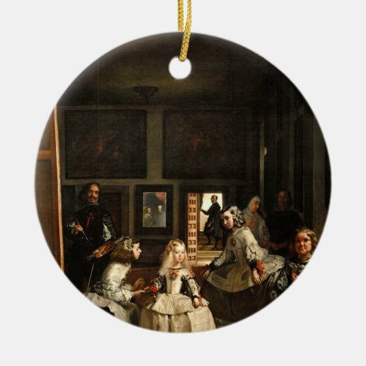 VELAZQUEZ - Las Meninas 1656 Keramisch Ornament (Voorkant)
