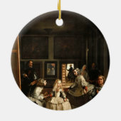 VELAZQUEZ - Las Meninas 1656 Keramisch Ornament (Achterkant)
