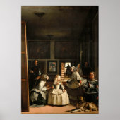 VELAZQUEZ - Las Meninas 1656 Poster (Voorkant)
