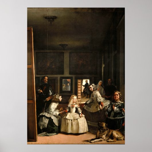 VELAZQUEZ - Las Meninas 1656 Poster (Voorkant)