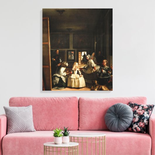 Velazquez Las Meninas Canvas Afdruk (Insitu (Woonkamer))
