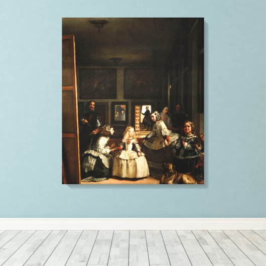 Velazquez Las Meninas Canvas Afdruk (Insitu (Houten vloer))