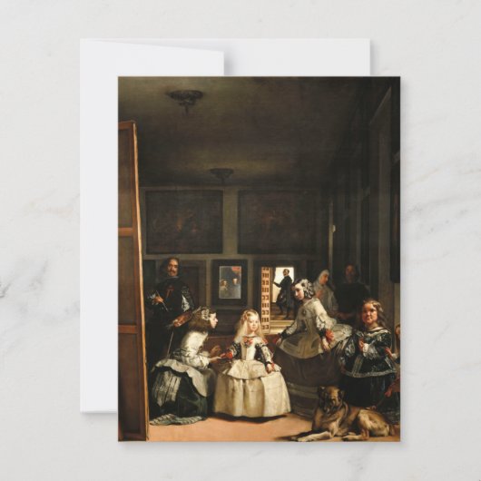 Velazquez Las Meninas Kaart (Voorkant)