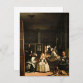Velazquez Las Meninas Kaart (Voorkant / Achterkant)
