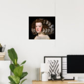 Velázquez - Maria Theresa 1651 Poster (Thuiskantoor)