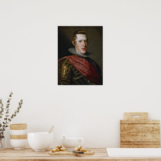 Velázquez - Philip IV 1626 Poster (Keuken)