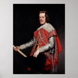 Velázquez - Philip IV koning van Spanje Poster