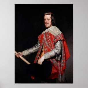 Velázquez - Philip IV koning van Spanje Poster